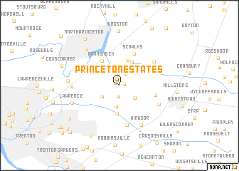 map of Princeton Estates