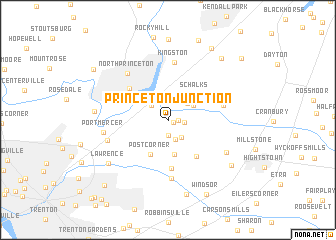 map of Princeton Junction