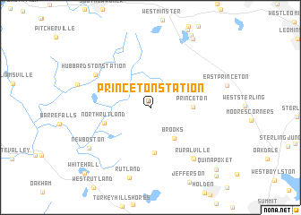 map of Princeton Station