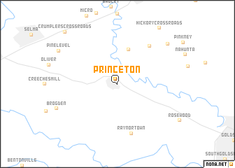 map of Princeton