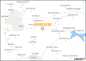 map of Princeton