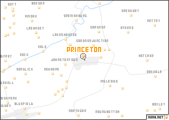 map of Princeton