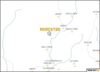 map of Princeton