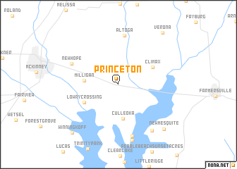 map of Princeton