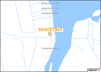 map of Princetown