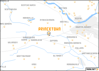 map of Princetown