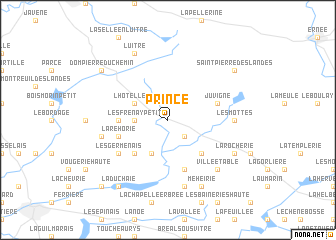 map of Princé