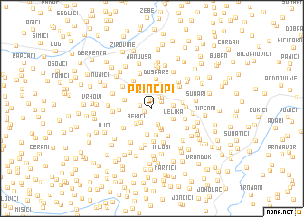 map of Principi