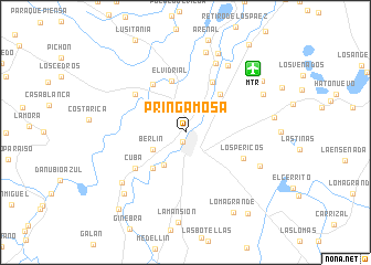 map of Pringamosa