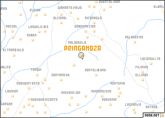 map of Pringamoza