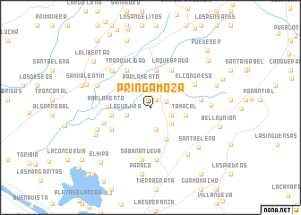 map of Pringamoza