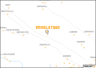 map of Pringletown