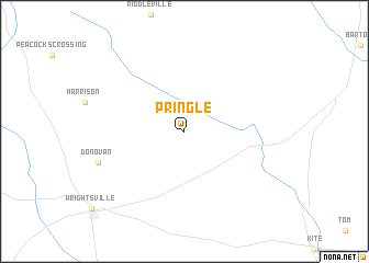 map of Pringle
