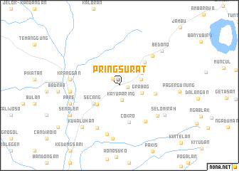 map of Pringsurat