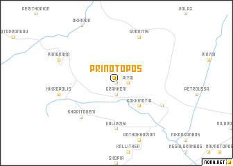 map of Prinótopos