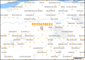 map of Prinsenbeek