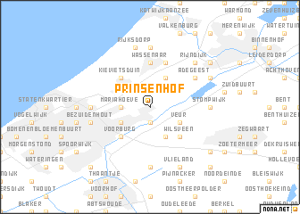 map of Prinsenhof