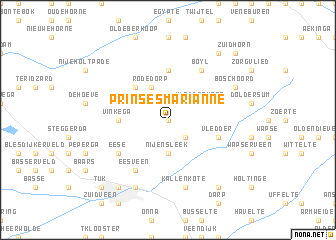 map of Prinses Marianne