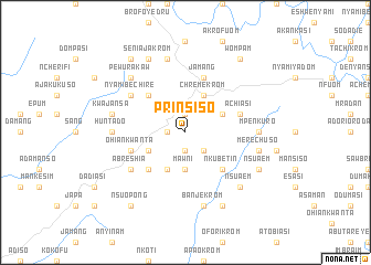 map of Prinsiso