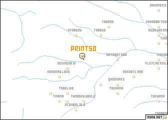 map of Printso