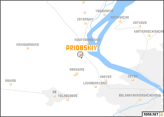 map of Priobskiy