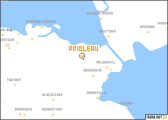 map of Prioleau