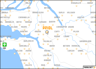 map of Priol
