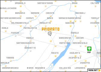 map of Priorato