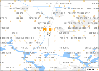 map of Priort