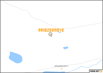 map of Priozërnoye