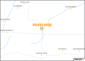 map of Prīrechnoe