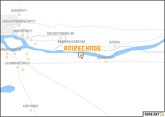 map of Prīrechnoe