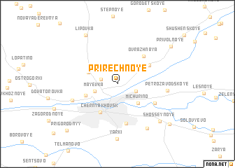 map of Prirechnoye