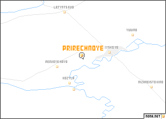 map of Prirechnoye