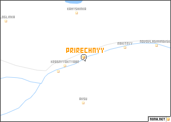 map of Prirechnyy
