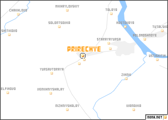 map of Prirech\