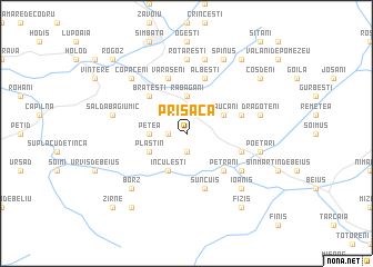 map of Prisaca