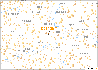 map of Prisade