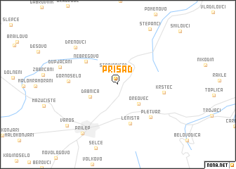 map of Prisad