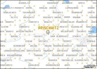 map of Prischwitz