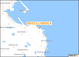 map of Priscilla Beach