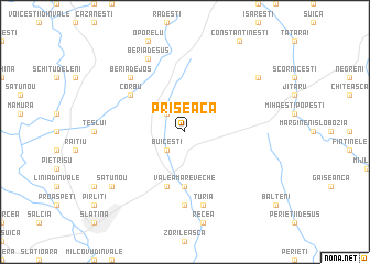 map of Priseaca