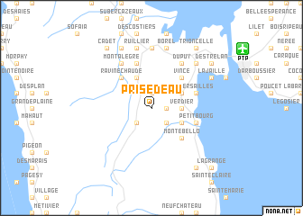 map of Prise dʼEau