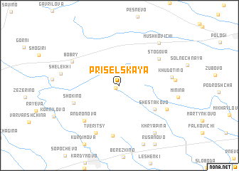 map of Prisel\