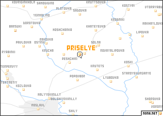 map of Prisel\