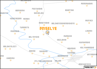 map of Prisel\