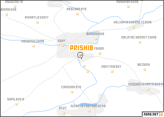 map of Prishib