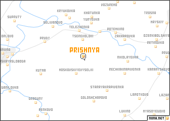 map of Prishnya