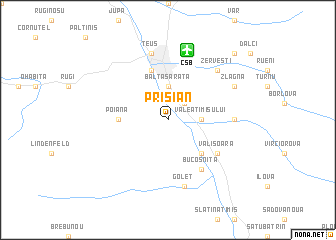 map of Prisian