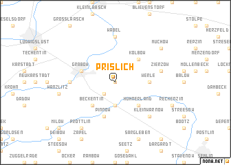 map of Prislich